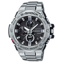 CASIO G-SHOCK GST-B100D-1AJF [G-STEEL Bluetooth Toughness Chronograph] Round Watch Silver Stainless
