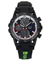 Casio Edifice Sospensione Analoginis TOMS 50-mečio Edition Juodas Ciferblatas Saulės energija EFS-S641TMS-1A 100M Vyriškas Laikrodis juoda