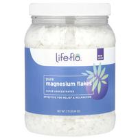 Life-flo, Pure Magnesium Flakes, Highly Concentrated, 2.75 lb (44 oz)