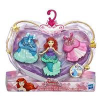 „Disney Princess“ mini lėlės karališkasis segtukas „Undinėlė“ + suknelės rutulinių lėlių rinkinys, mišrios spalvos blue