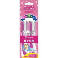 sic japan Precare L Disposal for Sensitive Skin Face 6-pack Disposable for Women Women's Razors Disposable for Women