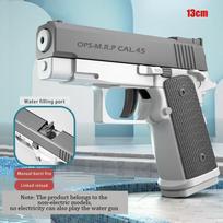 Electric Water Gun 1911 Rechargeable Automatic & Manual Spray Gun Toys Capacity Range Up To 26 Ft Range For Adults & Kids gray