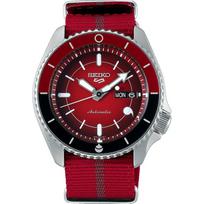SEIKO 5 SPORTS Automatic Mechanical NARUTO BORUTO Collaboration Limited Edition Watch Mens Five SRPF67K1 Uchiwa Salad Wine Red Overseas Model