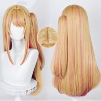 Oshi no Ko Cosplay Wig Hoshino Ai Hoshino Ruby Hoshino Akuamarin Arima Kana Cosplay Wig Heat Resistant Hair Anime Wigs beige