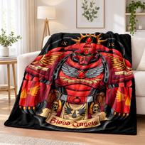 Warhammer 40K Flannel Throw Blanket Soft Warm Cozy For Sofa Bed Indoor Home Bedroom Use 130cmx150cm
