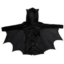 Helovino šikšnosparnio kostiumas kombinezonas moterims vaikams Cosplay scenos pasirodymui apranga fantazijos tema M Kids black
