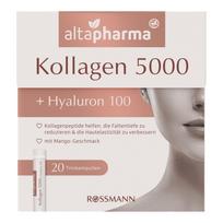 Rothmans Altapharma Kolagenas 5000 + Hialurono rūgštis 100 gėrimo ampulės (20 pakuočių)
