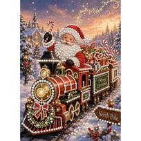 30*40cm Christmas Pearl Diamond Painting Kit DIY Pearl Art Kits  Handmade Gift Giving E