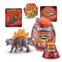 Smashers Glowing Mini Dinosaur T-Rex Spinosaurus Stegosaurus Lava Slime Surprise Series 4 Kids Boys Limited Edition Combo Pack black