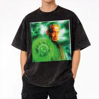 BYE-BYE BIBI Benjamin Netanyahu Leaves Office  Washed T Shirts Streetwear Hip Hop Novelty T-Shirts  Tees Tops Men Women 2XL green