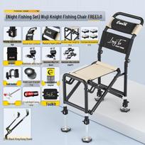 Longchan Foldable All-Terrain Fishing Chair gray
