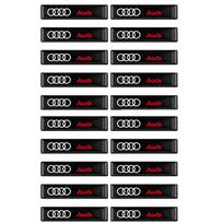 10/20PCS 3D Epoxy Car Logo Stickers Emblem Decal Decorating Accessories For Audi A4 B8 B6 B7 A3 A6 C7 C6 A5 A4 Q5 Q7 A1 Q3 A7 TT