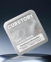 [Face Factory] 72-Shot Medi-Cream Skin Booster Mask (4 Sheets) Standard gray