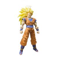 „SHFiguarts Dragon Ball Z Super Saiyan 3 Son Goku“. (perpardavimo versija) apie 155 mm PVC ir ABS dažyta kilnojama figūrėlė beige