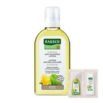 Rausch Coltsfoot Anti-Dandruff Lotion 200ml + Swiss Herbal Care Shampoo 27.5ml + Conditioner 27.5ml, 1 piece beige