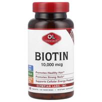Olympian Labs, Biotin, 10,000 mcg, 60 Tablets