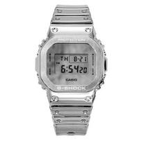Casio G-Shock G-Steel Fine Metallic Skaitmeninis Silikoninis Dirželis Kvarcinis GM-5600YM-8A8 200M Vyriškas Laikrodis pilka