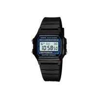 CASIO Men VINTAGE Series 35.4mm Black Watch F-105W-1A F-105W-1A Black Regular Watch Box black