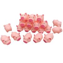 (Muu3) Mini paršelio švilpiantis paršiukas vonios gumos žaislas - Garsą leidžiantis žaislas, Prekė, Mažas daiktas, Prizas (50, B) beige