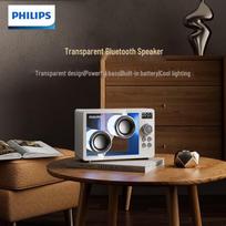 Philips TAS2600 Transparent Wireless Bluetooth Desktop Speaker with Ambient Light (CN version) balta
