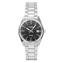 Casio Analog Stainless Steel Black Dial Quartz UTP-1302PD-1AV Unisex Watch juoda