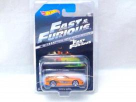 Unopened Hot Wheels Fast Furious TOYOTA SUPRA Furious Official Movie Merchandises Movie Release Commemorative (SQ592) & (Fast & Version) gray