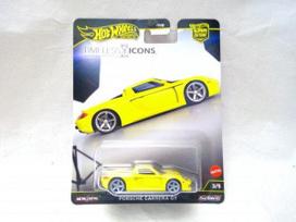 Unopened Hot Wheels Premium PORSCHE CARRERA GT Porsche Carrera TIMELESS ICONS (SQ1329) yellow