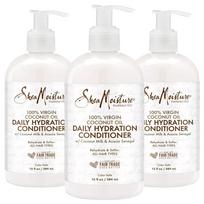 Shea Moisture Virgin Coconut Oil Daily Hydration Conditioner, 384ml, 3 vnt. white