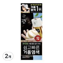 Mise-en-scène All New Easy and Fast Foam Dye, 2N Black, 2 pcs. black