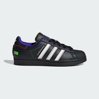 Adidas KSENIASCHNAIDER Superstar Core juodi sportbačiai ORIGINALS Unisex IE0365 Core Black / Night Flash / Solar Green 40