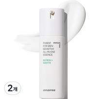 Innisfree Forest for Men Sensitive All-in-One Essence, 2 units, 100ml white