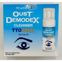 OQsoft Ostdemodex Tea Tree Oil Eyelid Cleanser TTO MAX Tithiomax, 50ml, 2 units blue