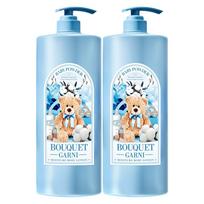 Bouquet Garni Moisture Body Lotion Baby Powder, 1.5L, 2 units white