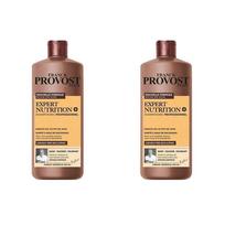 FRANCK PROVOST Shampoo 500ml 2-Pack Shea Butter & Macadamia Oil Shampoo for very dry and thick hair beige
