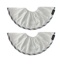 Sherinette Sherry Bib Rotating Bib Bib Rest Baby Rabbit 2pcs, Big Stripe Blue white