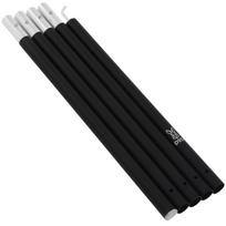 DOD XP5-507K Didelis brezentinis stulpas 250 cm Aliuminis Laikymo krepšys Storis 28 mm [JuodasRaudonas] black