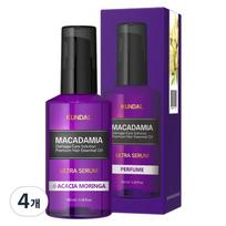 Kundal Macadamia Ultra Hair Serum Acacia Moringa Fragrance, 100ml, 4 pcs. black
