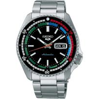 Seiko 5 Sports SRPK13K1 Naujas Regatos Laikmatis Automatinis Vyriškas Laikrodis 42.5mm sidabras