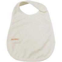 Rohan Mom’s Organic Bamboo Fiber Bib, korean baby products white