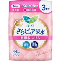 KAO Laurier Sara Pure Absorbent Super Absorbent Slim 3cc Scent Free 44sheets Light incontinence Please replace it as needed. Sara Pure