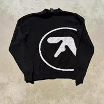 DRIPX Men's Sweater Aphex Twin Knit Winter Oversized Vintage Long Sleeve Tops Jumper Pullover Y2k Streetwear Graphic Fashion Clothing S juoda