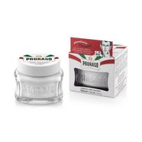 Proraso kremas prieš skutimąsi jautriai odai su žaliosios arbatos ekstraktu, 100 ml, 1 vnt. white