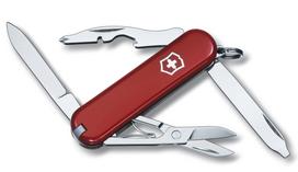 VICTORINOX Rambler Šveicariškas armijos peilis Daugiafunkcinis peilis Kempingui Lauke Magnetinis kryžminis atsuktuvas su žirklėmis Pagamintas Šveicarijoje su 10 funkcijų raudona