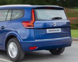 Dacia Jogger – chromuota bagažinės apdaila – bagažinės dangčio akcentas – aukščiausios kokybės automobilio galinė detalė – blizgesio stipriklis.