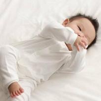 Bamboo Bebe White Cream Long Sleeve Underwear, korean baby products white