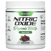 „Snap Supplements“, azoto oksidas, ekologiški burokėliai, obuoliai, 8,8 uncijos (250 g)