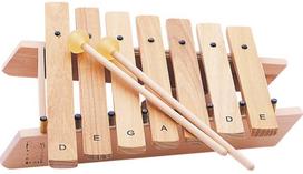 AURIS Muzikos instrumentas ksilofonas ksilofonas pentatoninis 7 natos beige