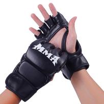 Suaugusiųjų ir jaunimo puspirštės MMA bokso pirštinės Sanda, Muay Thai, UFC ir treniruotėms
