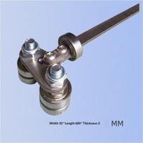 1 Set Multi-Bearing System High-Precision Circular Saw Guide Rail Electric Saw Positioning Caliper For Accurate Wood Board Cuts as the picture