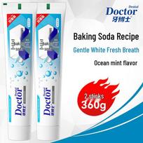 Dr. Dental Whitening Baking Soda Toothpaste blue